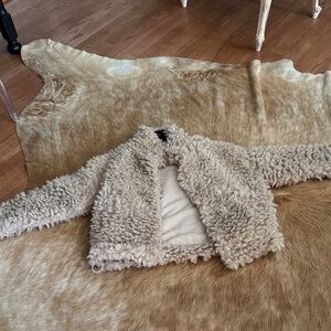 Jade By Jane Cozy Cream Sherpa Jacket